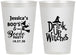 Personalized Halloween 12 oz Frosted Cups - Drink Up Witches | 250001
