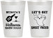 Personalized Halloween 12 oz Frosted Cups - Ghost Sheet Faced | 250009