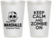 Personalized Halloween 12 oz Frosted Cups - Zombie | 250018