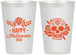 Personalized Halloween 12 oz Frosted Cups - Sugar Skull | 250020
