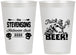 Personalized Halloween 12 oz Frosted Cups - Trick Or Beer | 250021