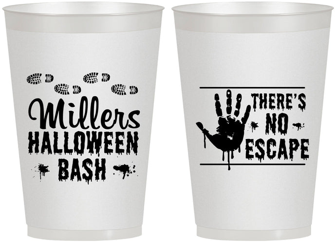 Personalized Halloween 12 oz Frosted Cups - Zombie | 250025