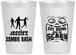 Personalized Halloween 12 oz Frosted Cups - Eat Drink Be Scary | 250029