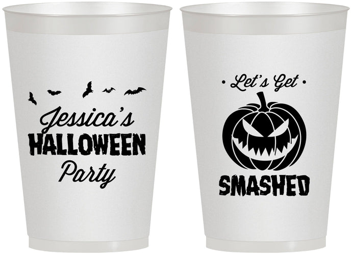 Personalized Halloween 12 oz Frosted Cups - Pumpkin | 250030