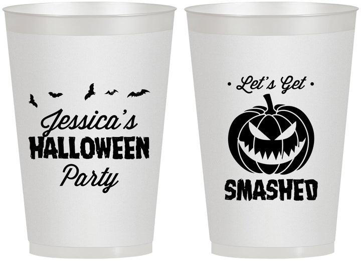 Personalized Halloween 12 oz Frosted Cups - Pumpkin | 250030