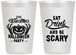 Personalized Halloween 12 oz Frosted Cups - Eat Drink Be Scary | 250033