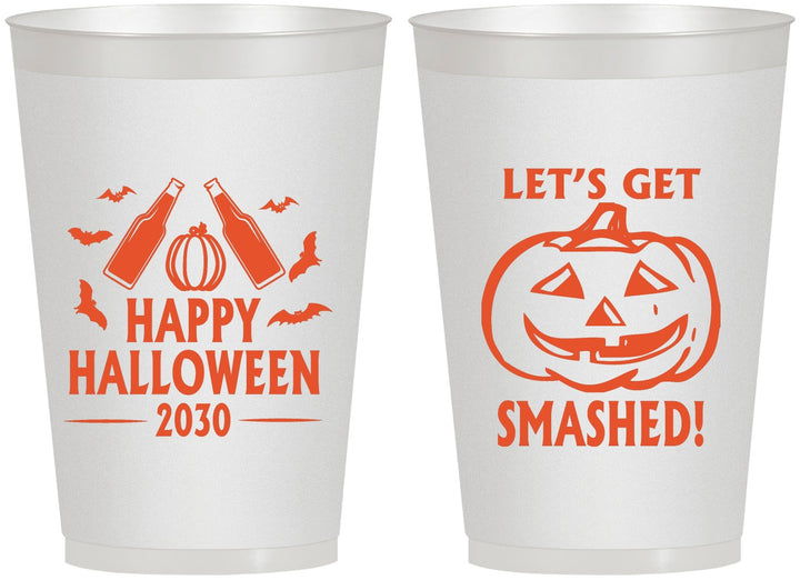 Personalized Halloween 12 oz Frosted Cups - Lets Get Smashed | 250036