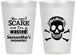 Personalized Halloween 12 oz Frosted Cups - Sugar Skull | 250050