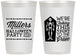 Personalized Halloween 12 oz Frosted Cups - Skeleton | 250051