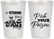 Personalized Halloween 12 oz Frosted Cups - Boos And Booze | 250054