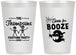 Personalized Halloween 12 oz Frosted Cups - Boos And Booze | 250058