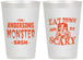 Personalized Halloween 12 oz Frosted Cups - Werewolf Monster | 250064