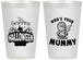 Personalized Halloween 12 oz Frosted Cups - Whos Your Mummy | 250067