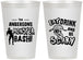 Personalized Halloween 12 oz Frosted Cups - Eat Drink Be Scary | 250070