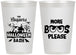 Personalized Halloween 12 oz Frosted Cups - Haunted House | 250075