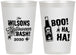 Personalized Halloween 12 oz Frosted Cups - Boo Skeleton | 250078