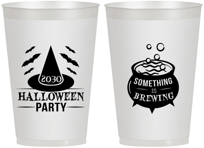 Personalized Halloween 12 oz Frosted Cups - Witch | 250085