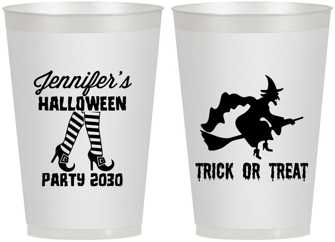 Personalized Halloween 12 oz Frosted Cups - Trick Or Treat | 250089