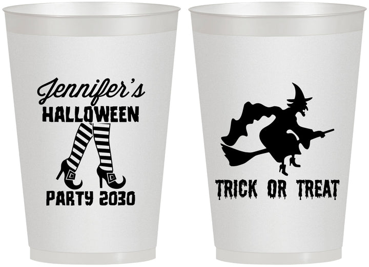 Personalized Halloween 12 oz Frosted Cups - Trick Or Treat | 250089