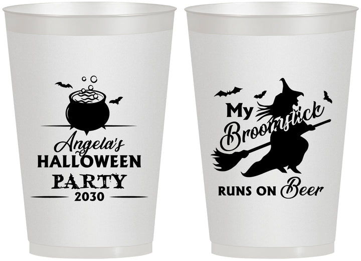 Personalized Halloween 12 oz Frosted Cups - Witch | 250090