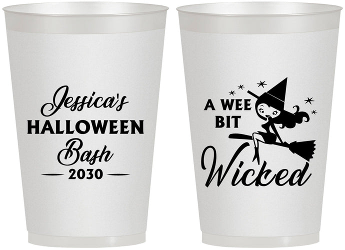 Personalized Halloween 12 oz Frosted Cups - Witch | 250091