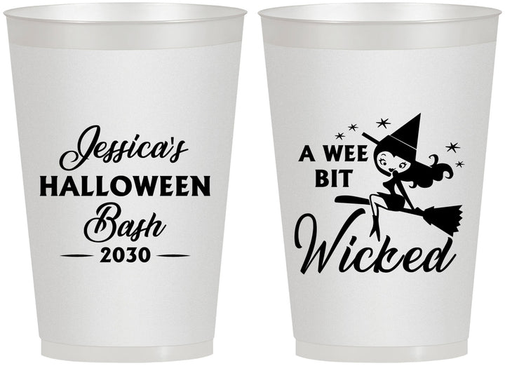 Personalized Halloween 12 oz Frosted Cups - Witch | 250091