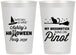 Personalized Halloween 12 oz Frosted Cups - Witch Broomstick | 250098