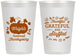 Personalized Thanksgiving 12 oz Frosted Cups - Grateful And Stuffed | 260000