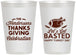 Personalized Thanksgiving 12 oz Frosted Cups - Lets Get Basted | 260003