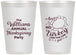 Personalized Thanksgiving 12 oz Frosted Cups - Turkey | 260005
