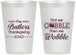 Personalized Thanksgiving 12 oz Frosted Cups - Gobble Til You Wobble | 260013