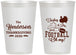 Personalized Thanksgiving 12 oz Frosted Cups - Football Turkey | 260014