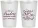 Personalized Thanksgiving 12 oz Frosted Cups - Grateful Af | 260017
