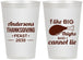 Personalized Thanksgiving 12 oz Frosted Cups - Big Thighs | 260023