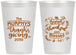 Personalized Thanksgiving 12 oz Frosted Cups - Grateful Blessed | 260028