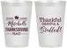 Personalized Thanksgiving 12 oz Frosted Cups - Thankful Stuffed | 260029