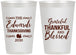 Personalized Thanksgiving 12 oz Frosted Cups - Grateful Blessed | 260030