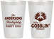 Personalized Thanksgiving 12 oz Frosted Cups - Turkey Gobblin | 260035