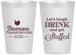 Personalized Thanksgiving 12 oz Frosted Cups - Turkey Stuffed | 260037