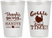 Personalized Thanksgiving 12 oz Frosted Cups - Turkey Gobble | 260043