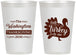 Personalized Thanksgiving 12 oz Frosted Cups - Talk Turkey To Me | 260046