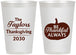 Personalized Thanksgiving 12 oz Frosted Cups - Pumpkin Thankful | 260047
