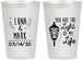 Personalized Wedding 12 oz Frosted Cups - You Are The Light Of My Life | 261