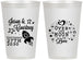 Personalized Wedding 12 oz Frosted Cups - Over The Moon In Love | 267
