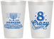 Personalized Hanukkah 12 oz Frosted Cups - Eight Crazy Nights | 270010