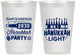 Personalized Hanukkah 12 oz Frosted Cups - Menorah | 270027