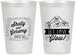 Personalized Wedding 12 oz Frosted Cups - Let Love Glow | 273