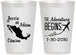 Personalized Wedding 12 oz Frosted Cups - The Adventure Begins | 275