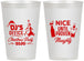 Personalized Christmas 12 oz Frosted Cups - Naughty Or Nice | 280000