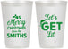 Personalized Christmas 12 oz Frosted Cups - Lets Get Lit | 280001